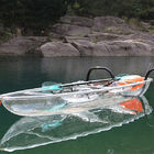 かいが付いているプラスチック透明なカヌー3330 x 930 x 370mmのサイズのセリウムの承認
