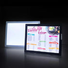 シリコーンの端のライト ボックスのグラフィック、10ftの床の立場のFrameless展示会のライト ボックス