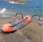 二重ポリカーボネートの二人用のためのプラスチック透明なカヌーのカヤック