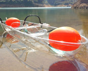 かい/2が付いている安定性が高く明確なプラスチック カヤックはプラスチック ボートに人を配置します