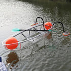 透明なプラスチック漕艇、0 - 360度の刃の川の漁船