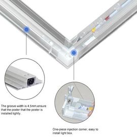 自由で永続的な作り付けの高い発電のストリップおよび運転者が付いている広告によってバックライトを当てられるLEDのライト ボックス