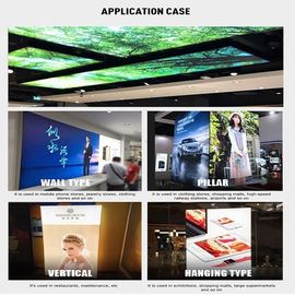 自由で永続的な作り付けの高い発電のストリップおよび運転者が付いている広告によってバックライトを当てられるLEDのライト ボックス
